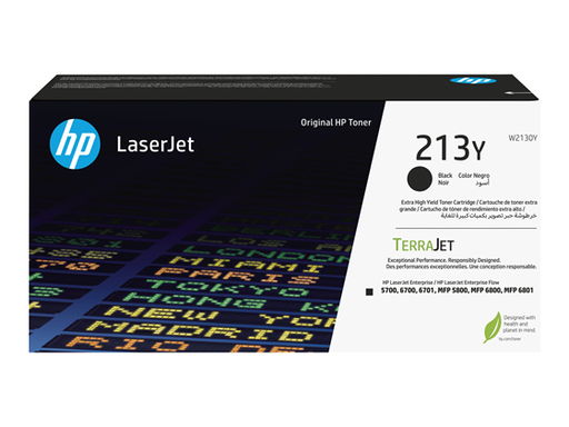 [104660] TONER HP 213Y - W2130Y - BLACK - 18,000 PAGINAS - PARA LASERJET 5700, 6700, 6701, MFP 5800, MFP 6800, MFP 6801