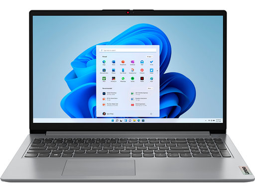 [104705] LAPTOP LENOVO IDEAPAD 1I, 15.6" FHD TOUCH, INTEL I3-1215U SIX CORE , 8GB, 256GB SSD, WINDOWS 11 HOME, WIFI 6, BLUETOOTH 5.0, 1 X HDMI PORT, 1 X USB-A 2.0, 1 X USB-C 3.2, 1 X USB-A 3.2, JACK 3.5" AUDIO, LITHIUM-ION BATTERY, CLOUD GRAY, INGLES (82QD00DHUS)