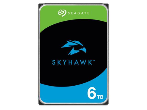 [104714] DISCO DURO 6TB P/VIDEOVIGILANCIA SKYHAWK SEAGATE 3.5" SATA 6.0GB/S 5400RPM/256MB.
