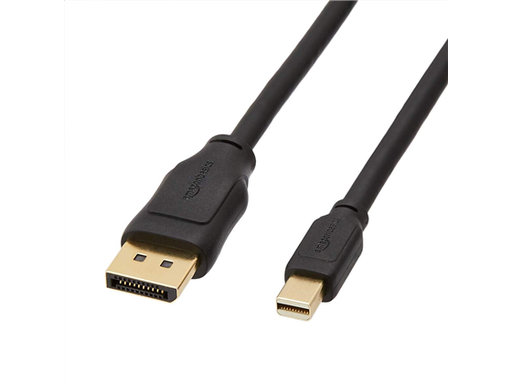 [104687] CABLE MINI DISPLAYPORT A DISPLAYPORT AMAZON BASICS, 4KX2K, 6 PIE, NEGRO