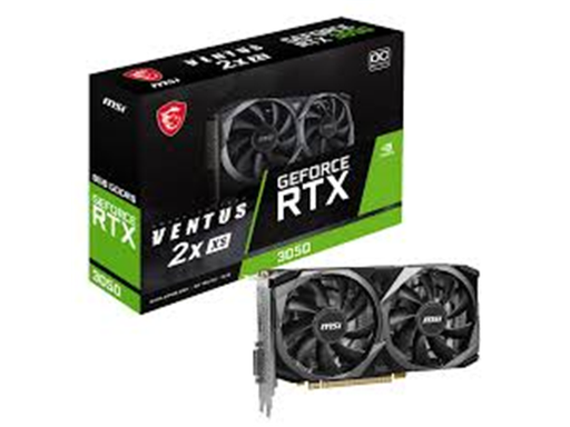 [104850] TARJETA DE VIDEO MSI GEFORCE RTX™ 3050 VENTUS 2X XS 8G OC GDDR6 PCI EXPRESS