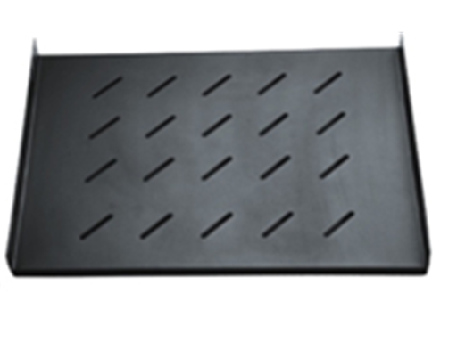 [104817] BANDEJA PARA RACK FIJA AGILER, 1U,  PARA GABINETES DE PARED, NEGRO DE 600MM