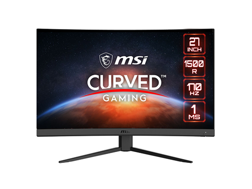 [104843] MONITOR MSI G27CQ4 E2 27", 1 X DISPLAYPORT 1.2A, 2 X HDMI 1.4B 170 HZ VA GAMING MONITOR FREESYNC PREMIUM (AMD ADAPTIVE SYNC) WQHD 2560 X 1440, CURVED