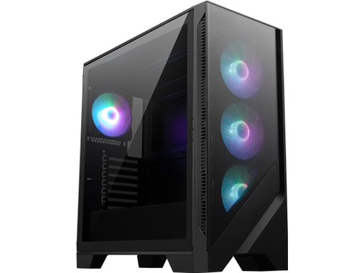 [104840] CASE GAMING MSI SERIE MAG FORGE 320R AIRFLOW MID-TOWER, VIDRIO TEMPLADO 4MM, COMPATIBLE CON:  ATX / M-ATX / ITX, PUERTOS:2 X USB 3.2 GEN1, TYPE-A (5 GBPS), 1 X AUDIO-OUT, 1 X MIC-IN, 1X LED SWITCH BUTTON - INCLUYE 4 ABANICOS ARGB, COMPATIBLE CON MSI MYSTIC LIGHT