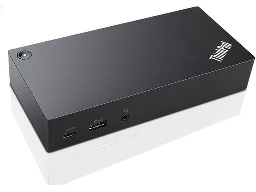 [86994] DOCKING STATION LENOVO 90W THINKPAD, 3 PUERTOS USB 3.0, 2 PUERTOS USB 2.0 (TIPO A), 1 PUERTO USB TIPO C, 2 PUERTOS DISPLAYPORT, 1 PUERTO RJ45 ETHERNET, CONECTOR PARA AURICULARES 1X 3.5 MM.