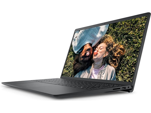 [104897] LAPTOP DELL INSPIRON 15 15.6" FHD 120HZ, I5-1235U, 8GB, 512GB M.2 PCIE SSD, 1X HDMI, 1X USB 2.0, 2X USB 3.2, WIFI AC, BT 5.0, NO ETHERNET PORT (NO LAN) WIN 11 HOME, CARBON BLACK