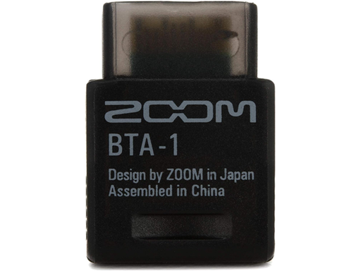 [104965] ADAPTADOR BLUETOOTH ZOOM BTA-1, COMPATIBLE CON H1ESSENTIAL, H4ESSENTIAL, H6ESSENTIAL, H3-VR, L-20, L-20R, Q8N-4K, AND F6