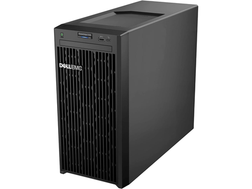 [104974] SERVIDOR DELL POWEREDGE T150 TOWER(T150-FY25Q2E), INTEL XEON E-2324G 3.1GHZ, 8M CACHE, 4C/4T, TURBO (65W), 3200 MT/S / NO RAID WITH EMBEDDED SATA / 1TB 7.2K RPM SATA ENTRY 3.5IN HARD DRIVE CABLED / 16GB UDIMM, 3200MT/S, ECC. MOTHERBOARD WITH BROADCOM 5720  DUAL PORT 1GB ON-BOARD LOM. SYSTEMS IDRAC9, BASIC 15G MANAGEMENT. NO SO.