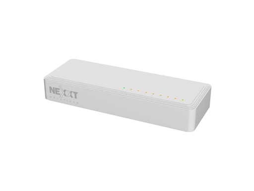 [105610] SWITCH NEXXT 8 PUERTOS GIGABIT NEXXT NAXOS, NO ADMINISTRABLE, DESKTOP, 10/100/1000