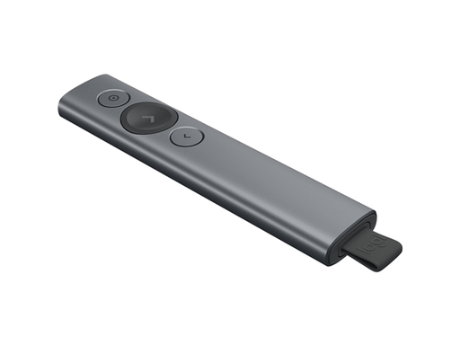 [86614] CONTROL PROFESSIONAL PRESENTADOR REMOTO LOGITECH SPOTLIGHT (TM) 2.4 GHZ/BT - N/A SLATE.