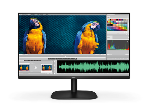 [105727] MONITOR AOC 22 " (21.5 )  1920 X 1080 100 HZ, LED FULL HD , VA, ULTRA NARROW BORDER, ULTRA SLIM,VESA MOUNT, HDMI, 100 HZ. (22B2HM2)