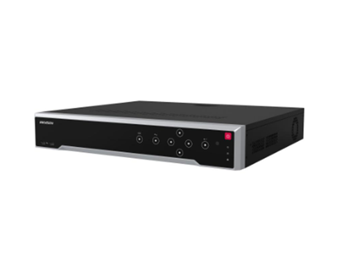 [105758] NVR HIKVISION, 32 CANALES, 4K, 4 BAHÍAS DE DISCO DURO, HASTA 12MP, SOPORTA POS, 32 CANALES POR RED.
