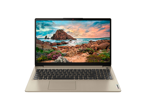 [105795] LAPTOP LENOVO IDEAPAD 3 15ITL6, 15.6" IPS FHD, INTEL I7 1165G7 2.8 GHZ, 8GB, 512GB SSD, WINDOWS 11 HOME, WIFI 6, BT 5.0, 1 X HDMI PORT, 1 X USB 2.0 PORT, 2 X USB 3.2 PORT, LITHIUM-ION BATTERY, SAND (COLOR ARENA), INGLES (82H801EECF)