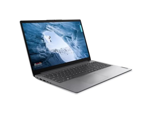 [105801] LAPTOP LENOVO IDEAPAD 1 15LGL7, 15.6" HD, INTEL PENTIUM SILVER N5030 1.10 GHZ QUAD CORE, 4GB, 128GB EMMC, WINDOWS 11 HOME, WIFI AC, BLUETOOTH 4.2, 1 X HDMI PORT, 2 X USB 3.2 GEN 1, JACK 3.5" AUDIO, LITHIUM-ION BATTERY, SHARED GRAY, INGLES (82V70097CF)