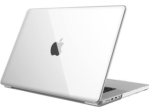 [105809] COVER (CASE) FINTIE PARA APPLE MACBOOK PRO 16" A2991, A2780, A2485 (2023 2022 2021), CARCASA DURA, TRANSPARENTE, PROTECTOR DE PANTALLA, M3/M2/M1 PRO/MAX, AMBM001US