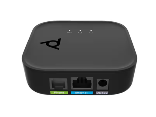 [106006] ADAPTADOR VOIP HP POLY ATA 402 2FXS CON PUERTO DE VOZ CON SIP ABIERTO Y FUENTE DE ALIMENTACIÓN  NEGRO (8F3H5AA#ABA)