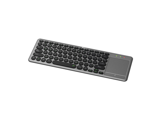 [106042] TECLADO MOUSE KLIPX KEYGLIDER, INALAMBRICO, TECLAS BAJO PERFIL, TOUCHPAD, SOPORTA 2 CONECCIONES, WIRELESS Y BLUETOOTH, ESPAÑOL, (KCK-550S)
