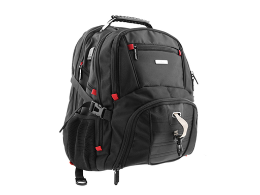 [106020] BULTO DE NOTEBOOK GAMING XTECH BATTLESTASH, 17" - COMPARTIMIENTOS PARA ACCESORIOS Y PARA TABLET HASTA 12", NEGRO (XTB-508)
