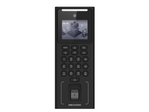 [106081] CONTROL DE ASISTENCIA,TERMINAL FACIAL MIN MOE HIKVISION WIFI 500 ROSTROS Y LECTOR DE TARJETAS MIFARE, 3,000 HUELLAS Y TARJETAS. BATERIA DE RESPALDO.
