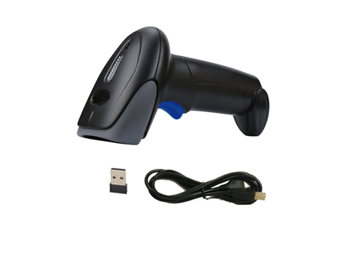 [94741] SCANNER BARCODE INALAMBRICO AGILER SW1000S, RED LED, USB (MINI USB)/RADIO FRECUENCIA 2.4GHZ - 2.483GHZ, 1D, MEMORIA 4MB, MODO DE SCANNER MANUAL, 1500 PIXEL, BATERIA 1500 MAH, 26 HORAS DE USO,  80 A 150 METRO, INCLUYE BASE, IP54 (AGI-SW1000S)