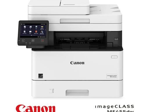 [106300] IMPRESORA LASER MULTIFUNCIONAL CANON IMAGECLASS MF455DW, WIRELESS (IMPRESION, COPIADO, ESCANEO, FAX). HASTA 40 PPM, CAPACIDAD DE PAPEL: 900 HOJAS. TAMAÑO MAXIMO DE DOCUMENTO PANEL: CARTA Y ADF: LEGAL. RESOLUCIÓN DE IMPRESIÓN HASTA 600 X 600 PPP. OPCIONES DE CONECTIVIDAD USB DE ALTA VELOCIDAD, WI-FI Y RED.