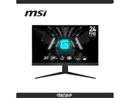 [106377] MONITOR MSI G2412F 24", 2X HDMI, 1X DP,  180 HZ RAPID IPS FHD GAMING MONITOR FREESYNC PREMIUM (AMD ADAPTIVE SYNC) 1920 X 1080.