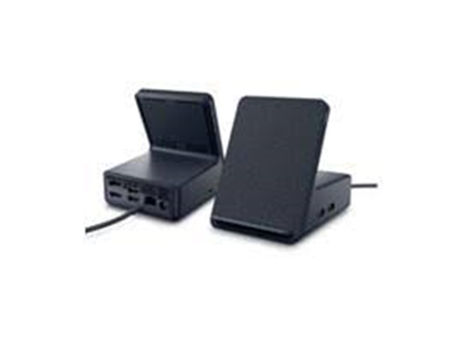 [106433] DOCKING STATION DELL DUAL CHARGE DOCK - HD22Q (BROWN BOX) -ALIMENTACION DE CORRIENTE A 130W- POTENCIA SUMINISTRADA A 90W- ACOPLAMIENTO MEDIANTE USB-C- CARGA INALAMBRICA DE CELULAR - EXTENSOR DE PUERTOS USB-A 3.1 (4) USB-C (1)