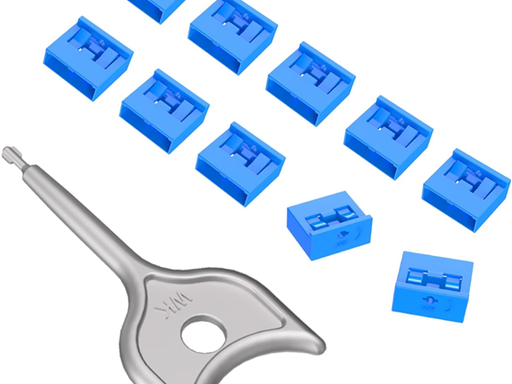 [106474] CANDADO DE SEGURIDAD PARA PUERTOS USB CON LLAVE - PAQUETE DE 10 UNIDADES