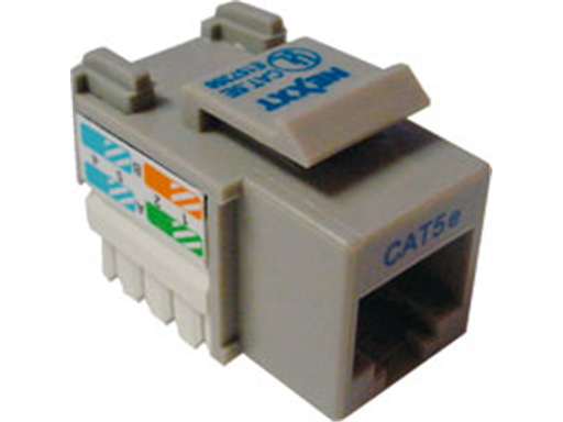 [106716] JACK MINI KEYSTONE NEXXT CAT5E GRIS TIPO 110