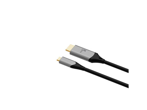 [106846] CABLE XTECH USB-C MACHO A HDMI MACHO, 6FT, NEGRO (XTC-546)