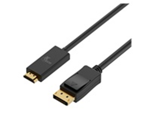 [106849] CABLE XTECH DISPLAY PORT MACHO A HDMI MACHO, 10FT, NEGRO. (XTC-359)