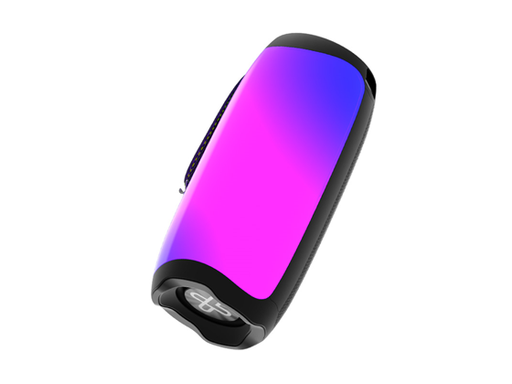 [106927] BOCINA KLIPX ZOUNDFIRE PRO, BT 5.0, 16W RMS, LUCES LED DE LLAMAS. HASTA 18 HORAS DE REPRODUCCION, RANURA PARA TARJETA MICRO SD, IPX7 RESISTENTE AL AGUA, NEGRO (KBS-350BK)