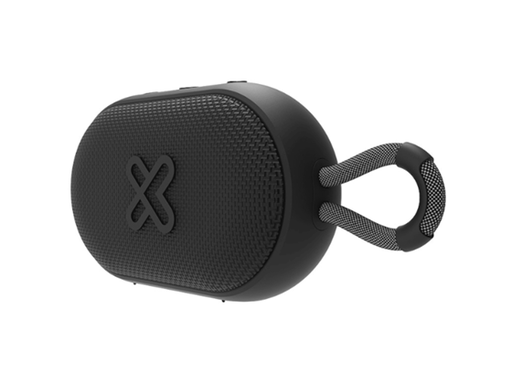 [106924] BOCINA KLIPX GROOVESPLAH, BLUETOOTH 5.3, 6W RMS, HASTA 12 HORAS DE REPRODUCCION, IPX7 RESISTENTE AL AGUA, NEGRO (KBS-030BK)