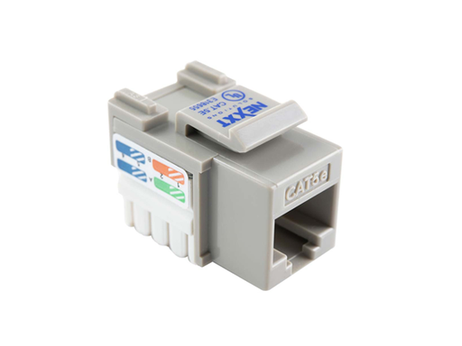 [106941] JACK MINI KEYSTONE NEXXT CAT6E GRIS TIPO 110 (PCGKJC6TYRJGR)