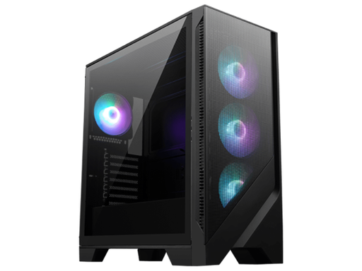 [106951] CASE MSI MAG FORGE 321R AIRFLOW MID-TOWER, VIDRIO TEMPLADO 4MM, COMPATIBLE CON: ATX / M-ATX / ITX, PUERTOS: 1X USB-C 3.2, 2 X USB 3.2 GEN1, TYPE-A (5 GBPS), 1 X AUDIO-OUT, 1 X MIC-IN, 1X LED ON/OFF BUTTON - INCLUYE 4 ABANICOS ARGB, FILTRO DE AIRE MAGNETICO (MAG FORGE 321R AIRFLOW)