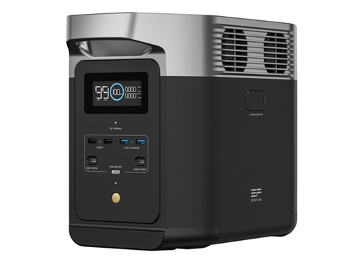 [107090] GENERADOR ELECTRICO ECOFLOW DELTA 2 1800W, BATERIA RECARGABLE, 6 PUERTOS DE CARGAS, 2X USB-A 2.0, 2X USB-A 3.0, 2X USB-C 100W CON ADAPTADORES PARA CONECTORES DC, SOPORTE PARA CARGA SOLAR, PANTALLA LCD, BATERIA 1024WH, TIENE SOPORTE WIFI PARA MONITOREO. (ZMR330)