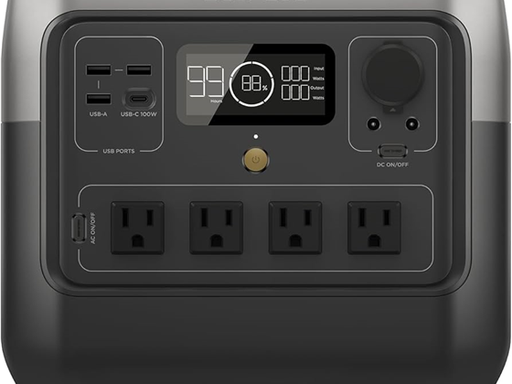 [107089] GENERADOR ELECTRICO ECOFLOW RIVER 2 PRO-LITE 700W, BATERIA RECARGABLE, 8 PUERTOS DE CARGAS, 3X USB-A, 1X USB-C, 4X AC OUTLET, SOPORTE PARA CARGA SOLAR, PANTALLA LCD, BATERIA 716WH, TIENE SOPORTE WIFI PARA MONITOREO. (ZMR620BLITE)