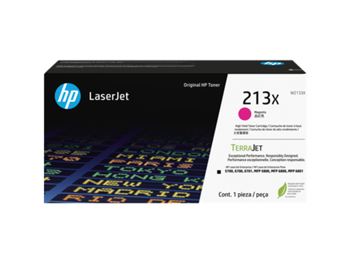 [107129] TONER HP 213X - W2133X - MAGENTA - 9,000 PAGINAS - PARA LASERJET 5700, 6700, 6701, MFP 5800, MFP 6800, MFP 6801