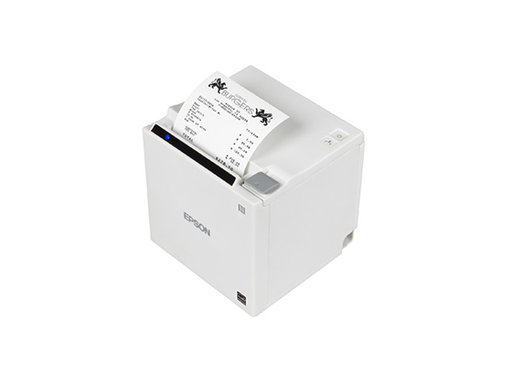 [107181] IMPRESORA DE RECIBO TERMICA EPSON TM-M30III-H, CONECTIVIDAD USB,ETHERNET Y BLUETOOTH, PERMITE CUATRO DISPOSITIVOS PERIFERICOS, USB NETWORK-TETHERING, (051:USB;BT;WIFI;PS;ES;ENB9;LA) EN COLOR BLANCO.