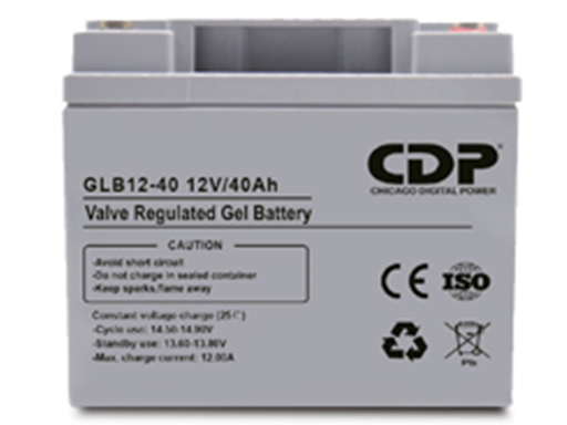 [107164] BATERIA CDP GLB 12-40, DE GEL ACIDO, SELLADAS 12VDC-40AH