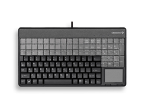 [107198] TECLADO MARCA CHERRY G86-6140, NEGRO, 14 PULGADAS, USB, PANEL TÁCTIL, DISEÑO DE 123, 20 TECLAS ADICIONALES, 123 PROGRAMABLES
