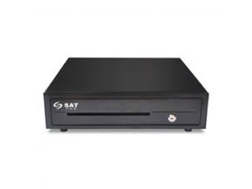[107204] CAJA REGISTRADORA SAT 119X, 8 SECCIONES P/MONEDA, 5 SECCIONES P/BILLETES, INTERFAZ RJ12, LLAVE DE SGURIDAD, NEGRO