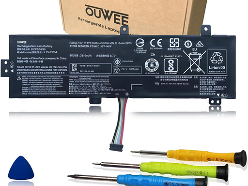 [107224] BATERIA PARA LAPTOP LENOVO IDEAPAD, 7.6V, 30WH, 3948MAH, COMPATIBLE CON 510-15ISK/15IKB 310-15ABR/15IAP/15IKB/15ISK 310 TOUCH-15IKB/15ISK SERIES L15C2PB5 L15M2PB5 L15M2PB3 L15C2PB3 L15C2PB7 L15L2PB5 L15S2TB0