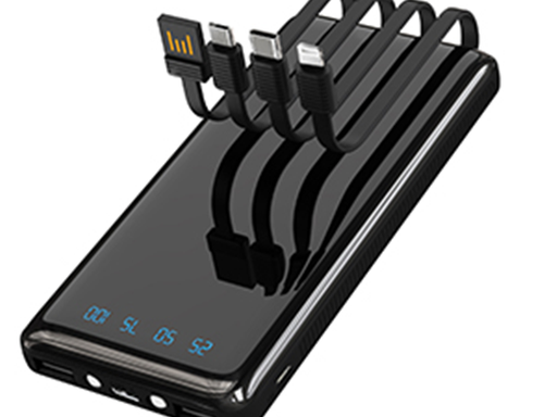 [91102] CARGADOR MOVIL AGILER (POWER BANK), BACKUP BATTERY, 20000MAH, USB OUTPUT 5V/2.1A, SALIDAS MICRO USB, LIGHTNING, USB TIPO C Y USB TIPO A