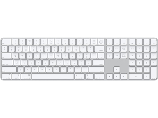 [96886] TECLADO APPLE MAGIC KEYBOARD, TOUCH-ID, TECLADO NUMERICO, USB-C A LIGHTNING, INGLES, SILVER