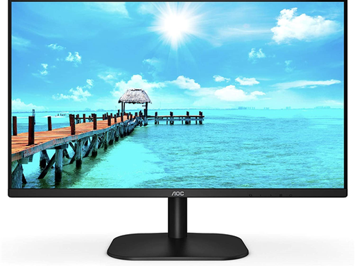 [89126] MONITOR AOC 24" GAMING, IPS FHD 75HZ, LED, BAJA LUZ AZUL, 4MS, 2 LADOS SIN MARCO, PUERTOS 1X HDMI, 1X VGA (24B2XH)