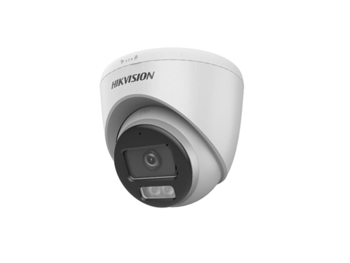 [107285] CAMARA DE VIGILANCIA HIKVISION, ANALOGA, DOMO TURRET TURBO HD 3K, 4MP, MICRÓFONO INTEGRADO, LENTE 2.8 MM, IMAGEN A COLOR 24/7 (COLORVU) 40 MTS LUZ BLANCA , EXTERIOR IP67