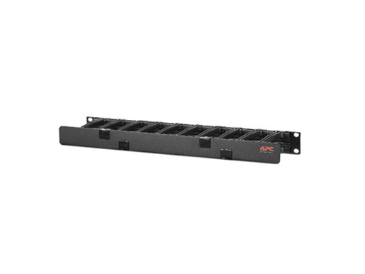 [107283] ORGANIZADOR DE CABLES APC HORIZONTAL  1U X 4 DE PROFUNDIDAD, UN SOLO LADO CON TAPA (AR8602A)