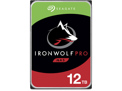[107415] DISCO DURO 12TB INTERNO SEAGATE PARA NAS IRONWOLF 3.5'', 7200RPM SATA3 6GBPS 256MB CACHE (ST12000NT001)