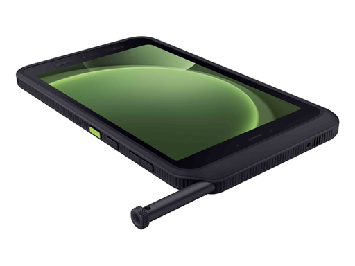 [107434] TABLETA SAMSUNG GALAXY TAB ACTIVE 5G, 8.0",UHD 4K (3840 X 2160), MEMORIA 6GB_128GB, ANDROID, WI-FI, MICROSD HASTA 1TB, NFC. ACELERÓMETRO, SENSOR DE HUELLA DACTILAR, GIROSCOPIO, SENSOR GEOMAGNÉTICO, HALL SENSOR, RGB LIGHT SENSOR, SENSOR DE PROXIMIDAD.